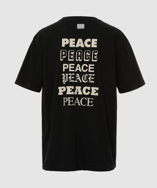 TANGTANG(タンタン)の「MIX/PEACE(Tシャツ/カットソー・メンズ・ブラック・XL/L/M)」の2枚目の写真