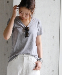 JOURNAL STANDARD | マーブルヴィンテージ天竺 Vネックプルオーバー#(Tシャツ/カットソー)