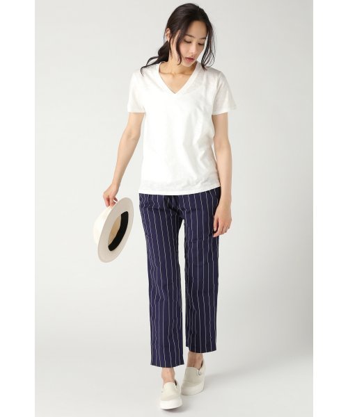 JOURNAL STANDARD（ジャーナルスタンダード）の「マーブルヴィンテージ天竺 Vネックプルオーバー#（Tシャツ/カットソー・レディース・グレー/ホワイト/ネイビー/イエロー・FREE）」の12枚目の写真