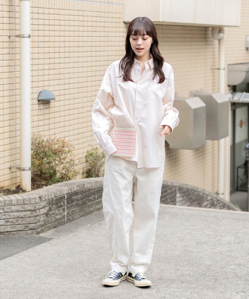 ACCOMMODE（アコモデ）の「アソートビーズミニショルダーバッグ（ショルダーバッグ・レディース・ホワイト/ライトブルー・FREE）」の9枚目の写真