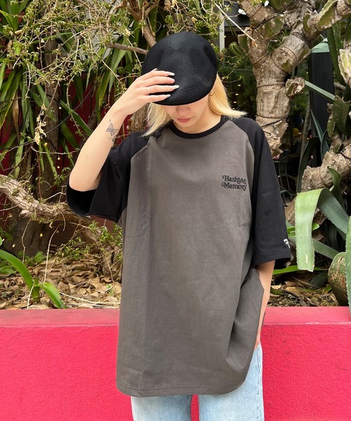 #MEMORY（メモリー）の「【MEMORY】 ラグラン ファイヤー ビリヤード Tシャツ / Raglan billiards T-shirt（Tシャツ/カットソー・メンズ・スミクロ/パープル/ブラック・FREE）」の6枚目の写真
