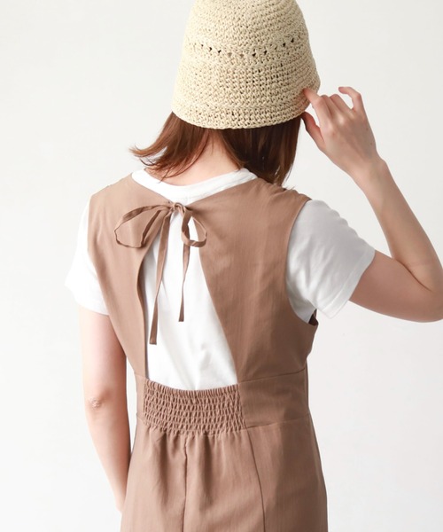 archives(アルシーヴ)の「バックシャンスリーブワンピース(ワンピース・レディース・ブラック/モカ/アイボリー/オレンジ/グリーン・MEDIUM)」の14枚目の写真