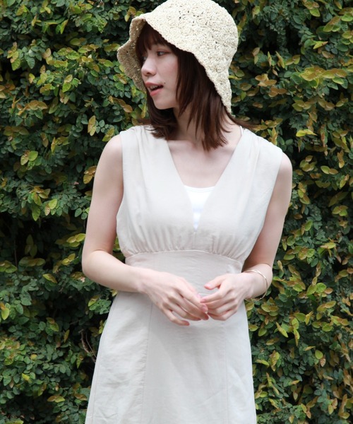 archives(アルシーヴ)の「バックシャンスリーブワンピース(ワンピース・レディース・ブラック/モカ/アイボリー/オレンジ/グリーン・MEDIUM)」の9枚目の写真