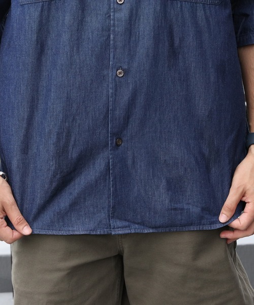 GERRY（ジェリー）の「GERRY エスニックテープ半袖シャツ（シャツ/ブラウス・メンズ・ネイビー/ブルー・X-LARGE/LARGE/MEDIUM）」の6枚目の写真