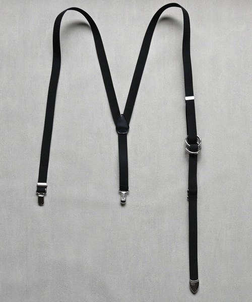 An+u（アンユー）の「ウエスタンリングサスペンダー（サスペンダー・レディース・ブラック/グレー/カーキ・ONE SIZE）」の2枚目の写真