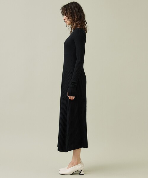 WRAPINKNOT/ラッピンノット】《STUDIOUS別注》リブニットワンピース