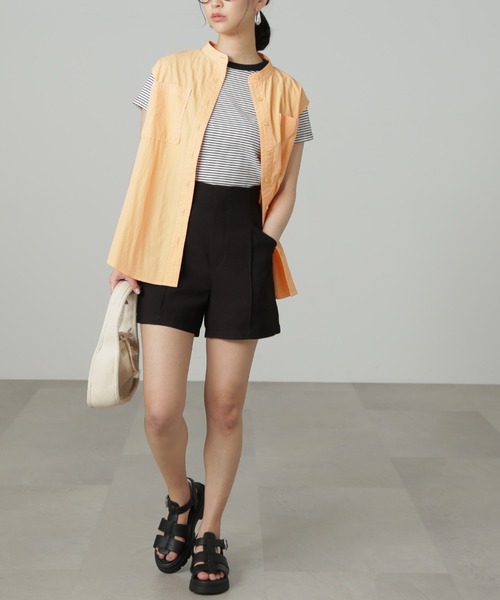 FREE'S MART（フリーズマート）の「◆ワンポイント刺繍ボーダーチビTシャツ（Tシャツ/カットソー・レディース・ブラック系その他/レッド系その他・FREE）」の12枚目の写真