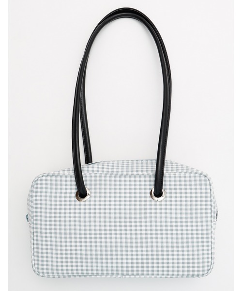 Little sunny bite（リトルサニーバイト）の「Girly checker bag（ハンドバッグ・レディース・ブラック/ベージュ/ブルー・FREE）」の6枚目の写真