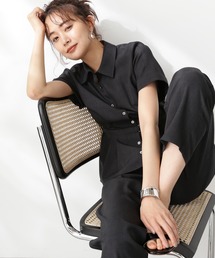 N.（N. Natural Beauty Basic） | ◆麻調ペプラムセットアップ(セットアップ)