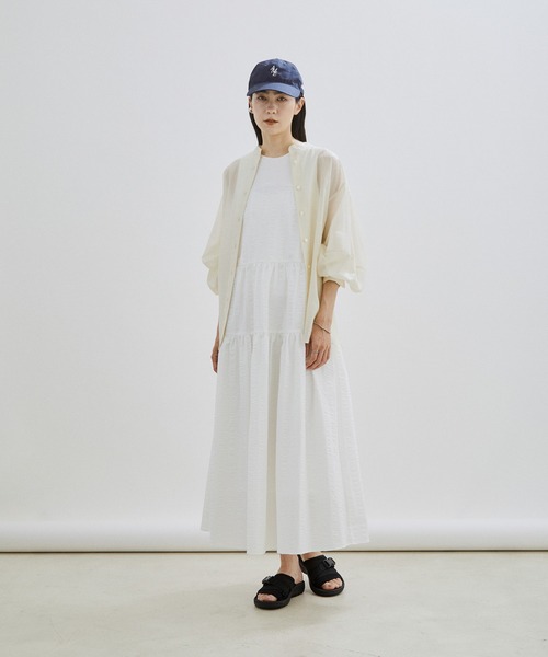 サロンアダムエロペワンピース　美品 SALON adam et rope（サロンアダムエロペ）ワンピース ゴールド