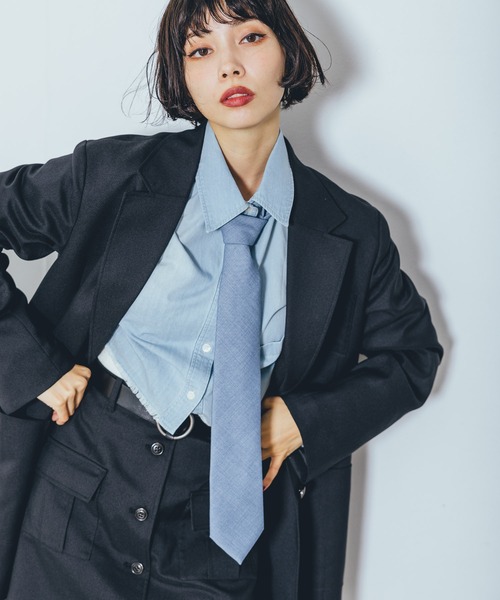 PAGEBOY（ページボーイ）の「アソートネクタイ（ネクタイ・レディース・ブルー/ストライプ・FREE）」の5枚目の写真