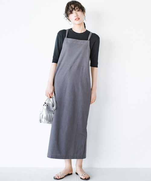 haco!(ハコ)の「乙女の永遠の必需品 マルチウェイエプロンドレス見参(ワンピース・レディース・ブラック/チャコールグレー・SMALL/MEDIUM/LARGE/X-LARGE)」の16枚目の写真