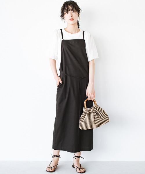 haco!(ハコ)の「乙女の永遠の必需品 マルチウェイエプロンドレス見参(ワンピース・レディース・ブラック/チャコールグレー・SMALL/MEDIUM/LARGE/X-LARGE)」の15枚目の写真