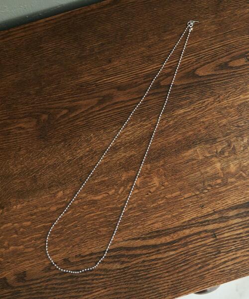 coen(コーエン)の「3.2ボールチェーンマンテルロングネックレス(ネックレス・レディース・シルバー・FREE)」の3枚目の写真