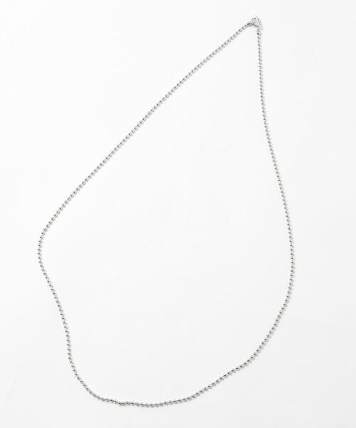 coen(コーエン)の「3.2ボールチェーンマンテルロングネックレス(ネックレス・レディース・シルバー・FREE)」の7枚目の写真