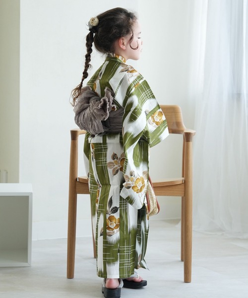 utatane（ウタタネ）の「キッズ浴衣3点セット ニコアンティーク