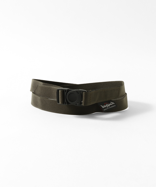 BAGJACK（バッグジャック）の「【BAGJACK / バッグジャック】WISM 別注 NYLON BELT（ベルト・メンズ・ブラック/カーキ/パープル/イエロー・FREE）」の3枚目の写真