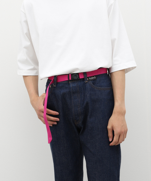 BAGJACK（バッグジャック）の「【BAGJACK / バッグジャック】WISM 別注 NYLON BELT（ベルト・メンズ・ブラック/カーキ/パープル/イエロー・FREE）」の13枚目の写真