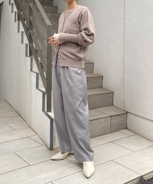 PAPILLONNER(パピヨネ)の「ポインテッドストレッチブーツ(ブーツ・レディース・アイボリー/ブラック・S/M/L)」の22枚目の写真