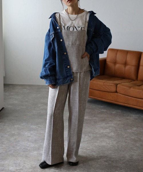 model：H165 着用サイズ：FREE