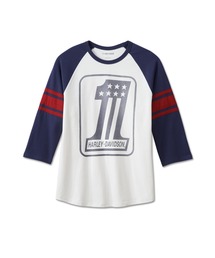 ナンバーワン3/4ラグランTシャツ