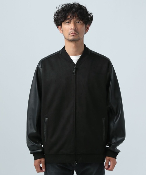 BAYFLOW(ベイフロー)の「クラフトスエード ブルゾン(ブルゾン・メンズ・オレンジ/グリーン/ベージュ/ブラック・SMALL/MEDIUM/LARGE)」の5枚目の写真