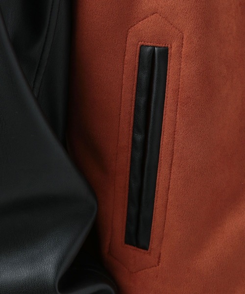 BAYFLOW(ベイフロー)の「クラフトスエード ブルゾン(ブルゾン・メンズ・オレンジ/グリーン/ベージュ/ブラック・SMALL/MEDIUM/LARGE)」の10枚目の写真
