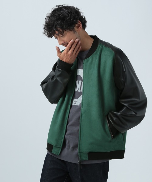 BAYFLOW(ベイフロー)の「クラフトスエード ブルゾン(ブルゾン・メンズ・オレンジ/グリーン/ベージュ/ブラック・SMALL/MEDIUM/LARGE)」の22枚目の写真