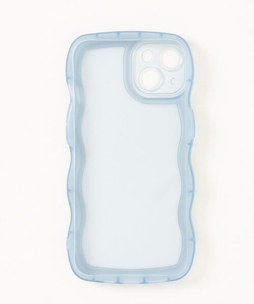 TONE SELECT GOODS（トーンセレクトグッズ）の「【float】ウェーブデザイン クリア iPhoneケース【iPhoneシリーズ/各種機種対応】 (ストラップホールあり)（スマホケース/カバー・レディース・クリア/ブルー/ブラック/ピンク/パープル/イエロー・O/P/Q/R/T/U/V/W/N/I/J/K/E/H/F/D/G/B/A/C/iPhone 15 Pro/iPhone 15 Pro Max/iPhone 15/iPhone 15 Plus/iPhone 16/iPhone 16 Pro）」の8枚目の写真