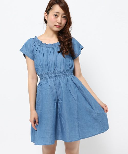 Kastane（カスタネ）の「【Kastane】2WAYオフショルダーワンピース（ワンピース・レディース・インディゴブルー/ブルー系その他/ブラック系その他・FREE）」の11枚目の写真