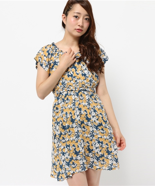 Kastane（カスタネ）の「【Kastane】2WAYオフショルダーワンピース（ワンピース・レディース・インディゴブルー/ブルー系その他/ブラック系その他・FREE）」の4枚目の写真