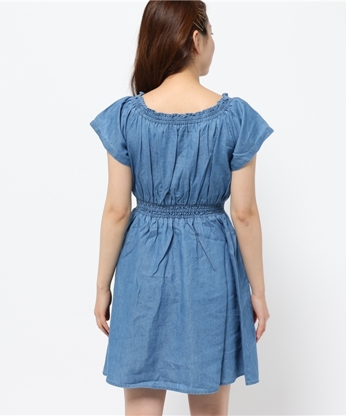 Kastane（カスタネ）の「【Kastane】2WAYオフショルダーワンピース（ワンピース・レディース・インディゴブルー/ブルー系その他/ブラック系その他・FREE）」の7枚目の写真