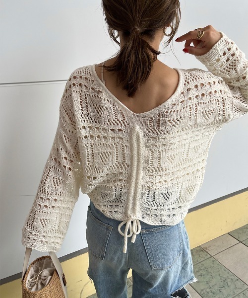 GUCCI old style summer knit サマーニット　Sサイズ 累積売上総額第1位【GUCCI☆グッチ】コットン ラメトップス