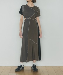 PUBLIC TOKYO | サイドホールバックオープンリブワンピ(ワンピース)