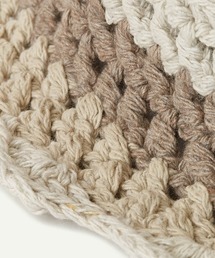 leinwande ラインヴァンド　Mix Yarn Crochet Hat Mix Yarn Crochet Hat/White | leinwände | ラインヴァンドの