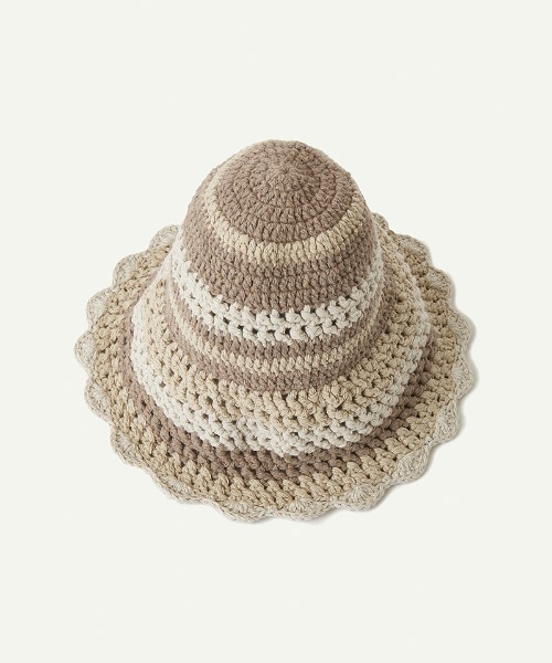 leinwande（ラインヴァンド）の「Chrochet Hand Knitted Hat