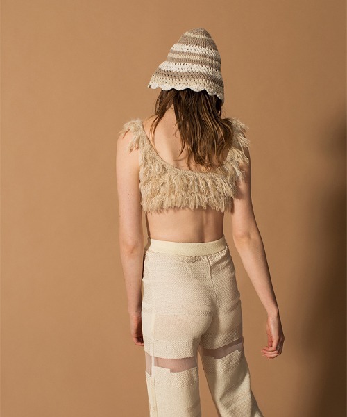 leinwande（ラインヴァンド）の「Chrochet Hand Knitted Hat