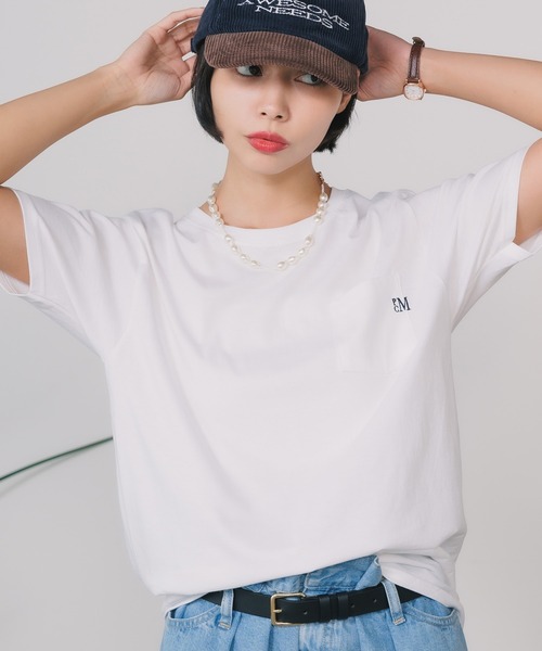 PARROTT CANVAS(パロットキャンバス)の「FRUIT OF THE LOOM/フルーツオブザルーム×PARROTT CANVAS/パロットキャンバス FAVORITE POCKET TEE(2PACK) パックTシャツ(Tシャツ/カットソー・レディース・その他2/その他1・M/S)」の16枚目の写真
