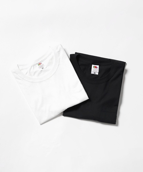PARROTT CANVAS(パロットキャンバス)の「FRUIT OF THE LOOM/フルーツオブザルーム×PARROTT CANVAS/パロットキャンバス FAVORITE POCKET TEE(2PACK) パックTシャツ(Tシャツ/カットソー・レディース・その他2/その他1・M/S)」の20枚目の写真