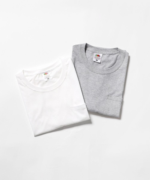PARROTT CANVAS(パロットキャンバス)の「FRUIT OF THE LOOM/フルーツオブザルーム×PARROTT CANVAS/パロットキャンバス FAVORITE POCKET TEE(2PACK) パックTシャツ(Tシャツ/カットソー・レディース・その他2/その他1・M/S)」の19枚目の写真