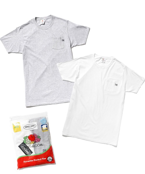 PARROTT CANVAS(パロットキャンバス)の「FRUIT OF THE LOOM/フルーツオブザルーム×PARROTT CANVAS/パロットキャンバス FAVORITE POCKET TEE(2PACK) パックTシャツ(Tシャツ/カットソー・レディース・その他2/その他1・M/S)」の21枚目の写真