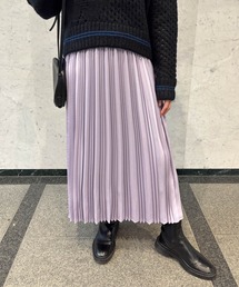 ランダム×ボックスプリーツスカート