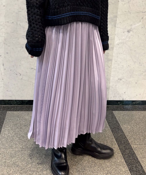 セール】ランダム×ボックスプリーツスカート（スカート）｜Audrey and