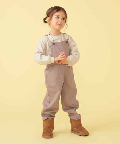 BEAMS mini（ビームスミニ）の「BEAMS mini / ポケット キャンプ サロペット 23FW（90～150cm）（サロペット/オーバーオール・キッズ・パープル系その他6/インディゴブルー/ナチュラル・150/100/120/130/140/110/90）」の3枚目の写真