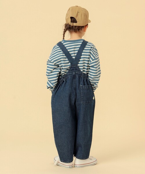 BEAMS mini（ビームスミニ）の「BEAMS mini / ポケット キャンプ サロペット 23FW（90～150cm）（サロペット/オーバーオール・キッズ・パープル系その他6/インディゴブルー/ナチュラル・150/100/120/130/140/110/90）」の7枚目の写真