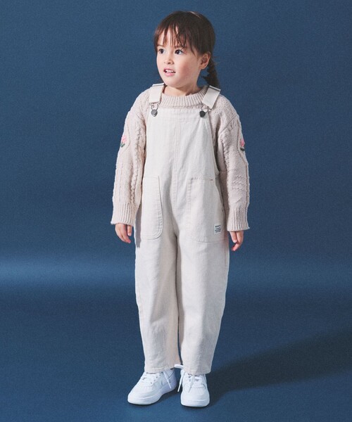 BEAMS mini（ビームスミニ）の「BEAMS mini / ポケット キャンプ サロペット 23FW（90～150cm）（サロペット/オーバーオール・キッズ・パープル系その他6/インディゴブルー/ナチュラル・150/100/120/130/140/110/90）」の9枚目の写真