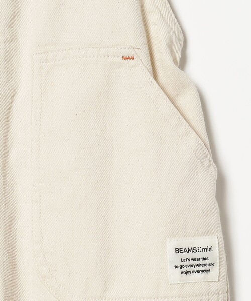 BEAMS mini（ビームスミニ）の「BEAMS mini / ポケット キャンプ サロペット 23FW（90～150cm）（サロペット/オーバーオール・キッズ・パープル系その他6/インディゴブルー/ナチュラル・150/100/120/130/140/110/90）」の13枚目の写真
