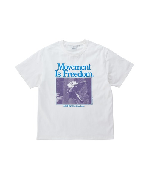 Gramicci（グラミチ）の「【GRAMICCI/グラミチ】 MOVEMENT TEE（Tシャツ/カットソー・メンズ・グレー系その他/ブルー系その他・M/L）」の3枚目の写真