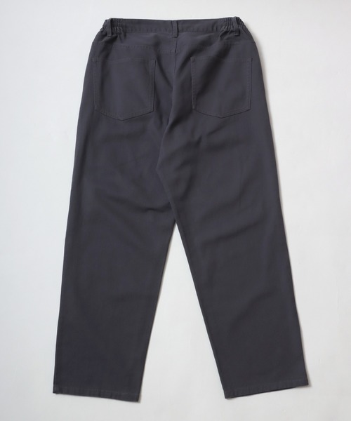 MARUKAWA（マルカワ）の「ワイドシルエット カラー テーパードパンツ デニム/カツラギ（デニムパンツ・メンズ・ブルー/サックスブルー/ブラック/ベージュ/カーキ/チャコール/ネイビー・L/LL/M）」の12枚目の写真