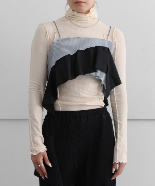 kotoha yokozawa コトハヨコザワ ウェーブ キャミソール ビスチェ